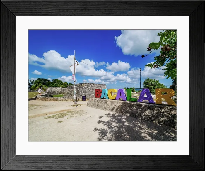 Framed Print : San Felipe Fort, Bacalar, Quintana Roo State, Mexico Framed Print : San Felipe Fort, Bacalar, Quintana Roo State, Mexico