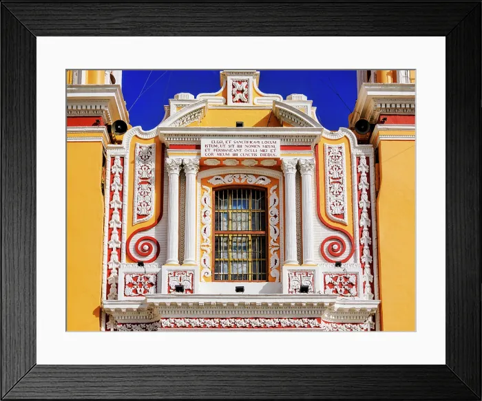 Framed Print : Nuestra Senora de los Remedios Church on top of the Great Pyramid, detailed view, Cholula, Puebla State, Mexico Framed Print : Nuestra Senora de los Remedios Church on top of the Great Pyramid, detailed view, Cholula, Puebla State, Mexico