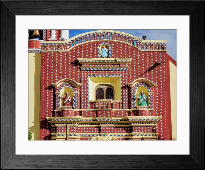 Framed Print : Church of Santa Maria Tonantzintla, Cholula, Puebla State, Mexico Framed Print : Church of Santa Maria Tonantzintla, Cholula, Puebla State, Mexico
