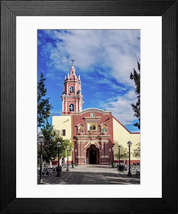 Framed Print : Church of Santa Maria Tonantzintla, Cholula, Puebla State, Mexico Framed Print : Church of Santa Maria Tonantzintla, Cholula, Puebla State, Mexico