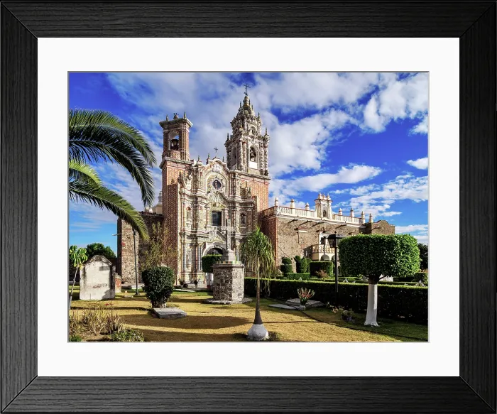 Framed Print : Church of San Francisco Acatepec, Cholula, Puebla State, Mexico Framed Print : Church of San Francisco Acatepec, Cholula, Puebla State, Mexico