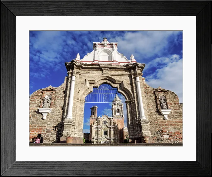 Framed Print : Church of San Francisco Acatepec, Cholula, Puebla State, Mexico Framed Print : Church of San Francisco Acatepec, Cholula, Puebla State, Mexico