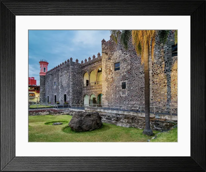 Framed Print : Palace of Cortes at dusk, Cuernavaca, Morelos State, Mexico Framed Print : Palace of Cortes at dusk, Cuernavaca, Morelos State, Mexico