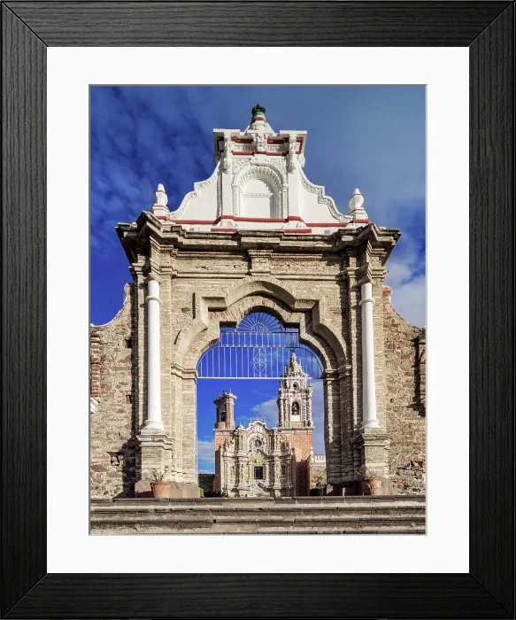 Framed Print : Church of San Francisco Acatepec, Cholula, Puebla State, Mexico Framed Print : Church of San Francisco Acatepec, Cholula, Puebla State, Mexico