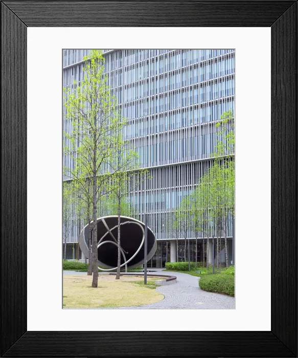 Framed Print : Amorepacific Museum of Art, Yongsan area, Seoul, South Korea