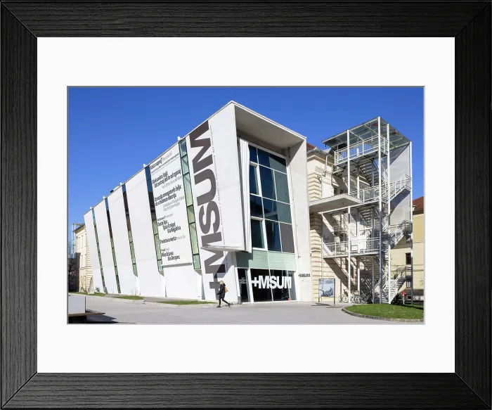 Framed Print : MSUM, Museum of Contemporary Art Metelkova, Ljubljana, Slovenia, Eastern Europe