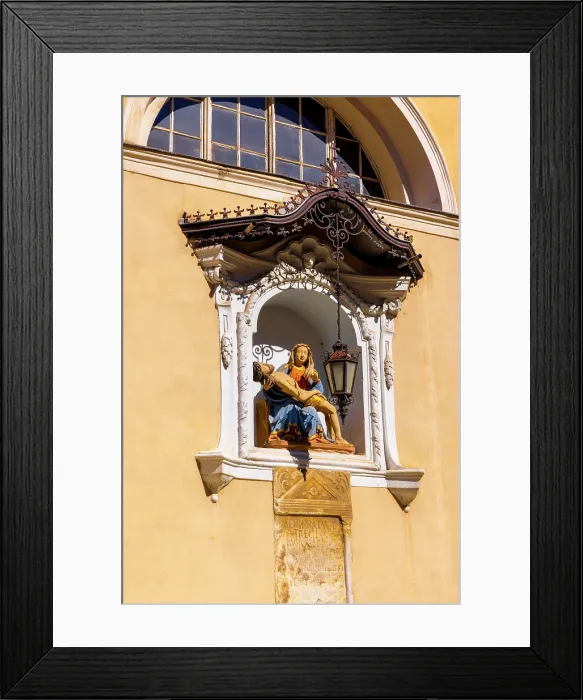 Framed Print : The Gothic Pieta on the Southern Facade of the Cathedral of Saint Nicholas, Ljubljana, Slovenia, Eastern Europe Framed Print : The Gothic Pieta on the Southern Facade of the Cathedral of Saint Nicholas, Ljubljana, Slovenia, Eastern Europe