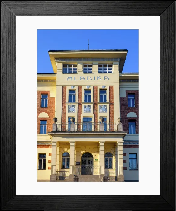 Framed Print : Ciril Metod Koch Designed Mladika Building, Ljubljana, Slovenia, Eastern Europe Framed Print : Ciril Metod Koch Designed Mladika Building, Ljubljana, Slovenia, Eastern Europe