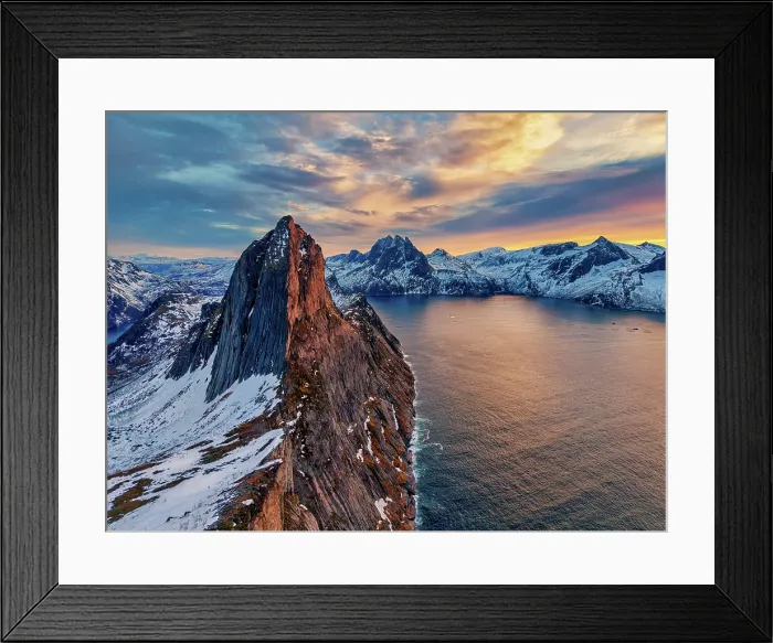 Framed Print : Segla at Sunset, Senja, Norway Framed Print : Segla at Sunset, Senja, Norway