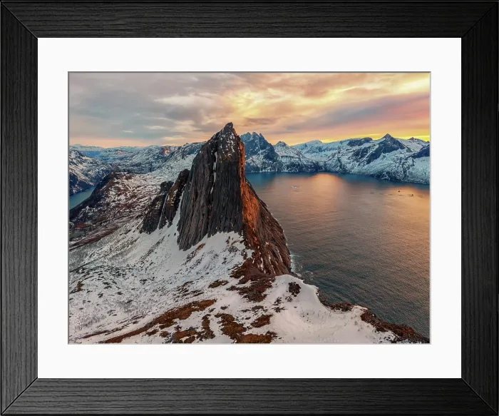Framed Print : Segla at Sunset, Senja, Norway Framed Print : Segla at Sunset, Senja, Norway