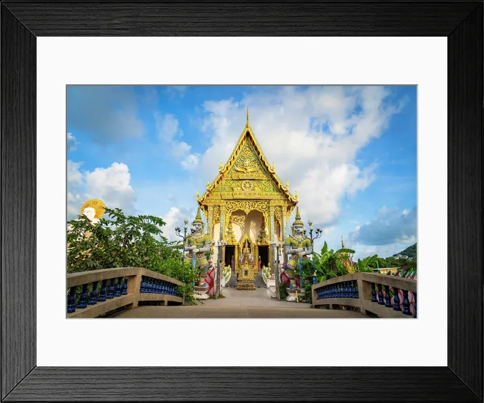 Framed Print : Wat Plai Laem Temple complex, Koh Samui, Surat Thani Province, Thailand Framed Print : Wat Plai Laem Temple complex, Koh Samui, Surat Thani Province, Thailand