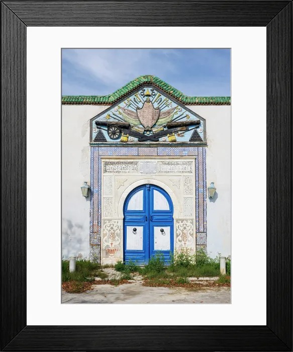 Framed Print : Colourful door, Bardo Museum, Tunis, Tunisia Framed Print : Colourful door, Bardo Museum, Tunis, Tunisia