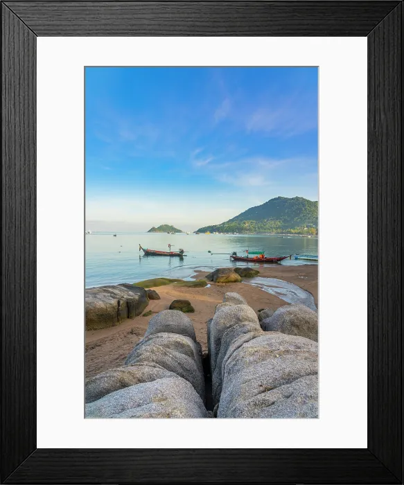 Framed Print : Sairee Beach, Koh Tao, Surat Thani Province, Thailand Framed Print : Sairee Beach, Koh Tao, Surat Thani Province, Thailand