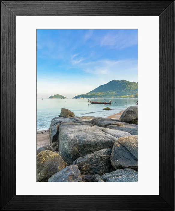 Framed Print : Sairee Beach, Koh Tao, Surat Thani Province, Thailand Framed Print : Sairee Beach, Koh Tao, Surat Thani Province, Thailand