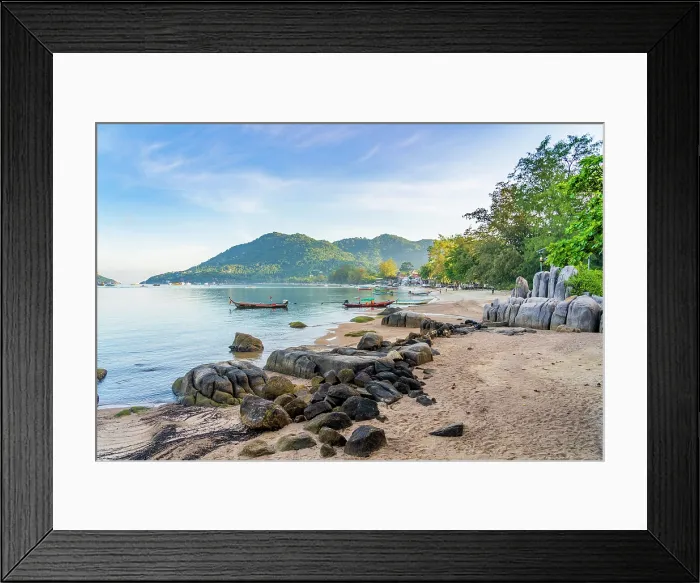 Framed Print : Sairee Beach, Koh Tao, Surat Thani Province, Thailand Framed Print : Sairee Beach, Koh Tao, Surat Thani Province, Thailand