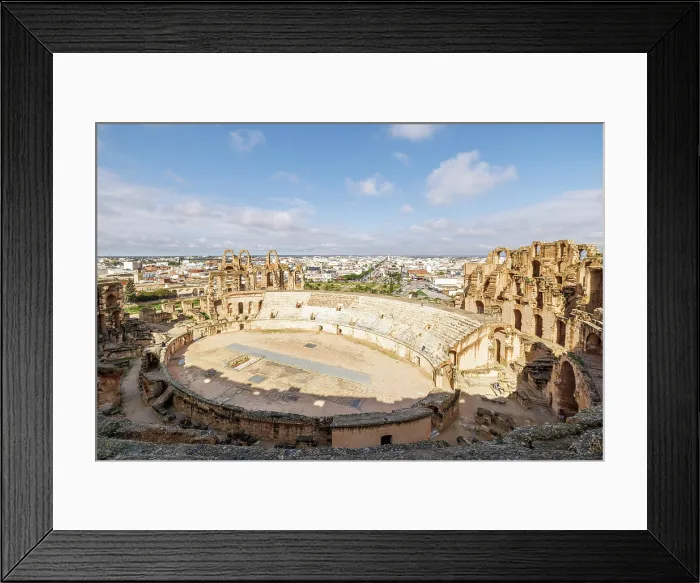 Framed Print : Roman Amphitheatre, El Jem, Tunisia Framed Print : Roman Amphitheatre, El Jem, Tunisia