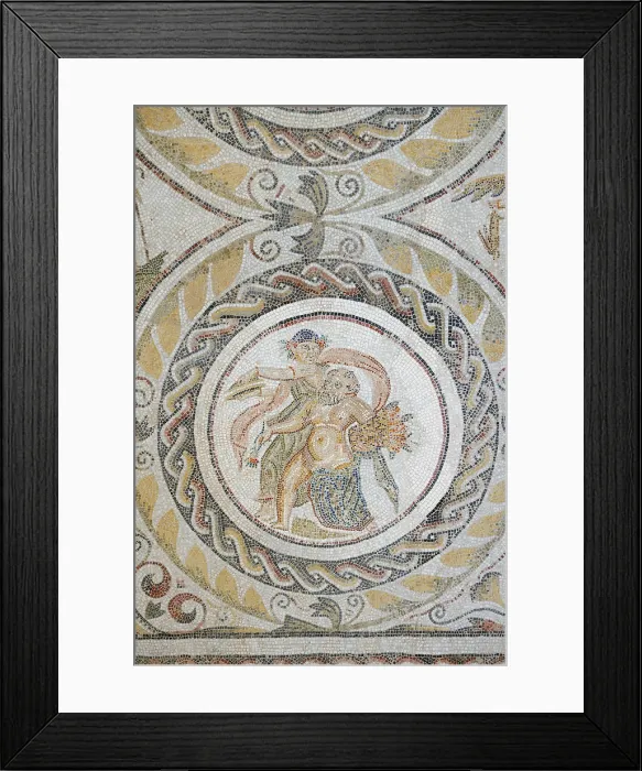 Framed Print : Mosaic at the Archaeological Museum, El Jem, Tunisia Framed Print : Mosaic at the Archaeological Museum, El Jem, Tunisia