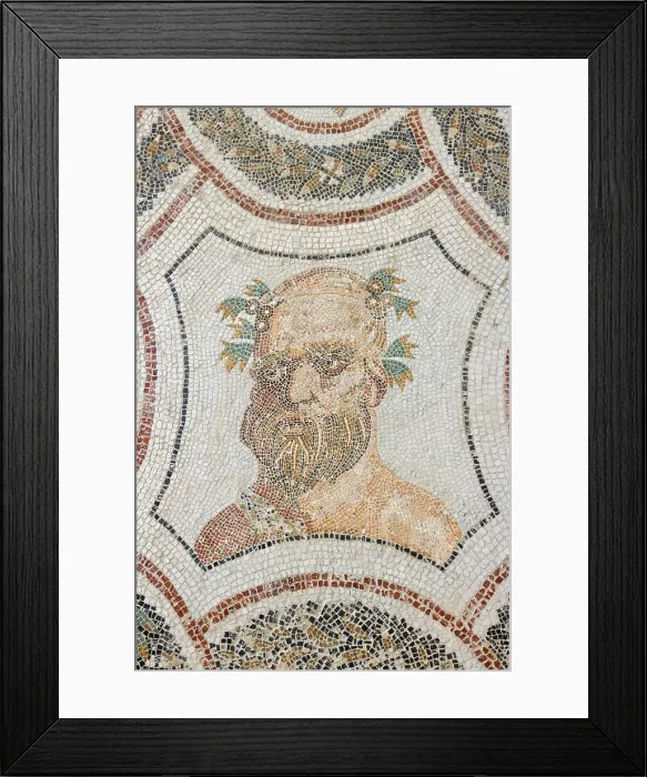 Framed Print : Mosaic at the Archaeological Museum, El Jem, Tunisia Framed Print : Mosaic at the Archaeological Museum, El Jem, Tunisia