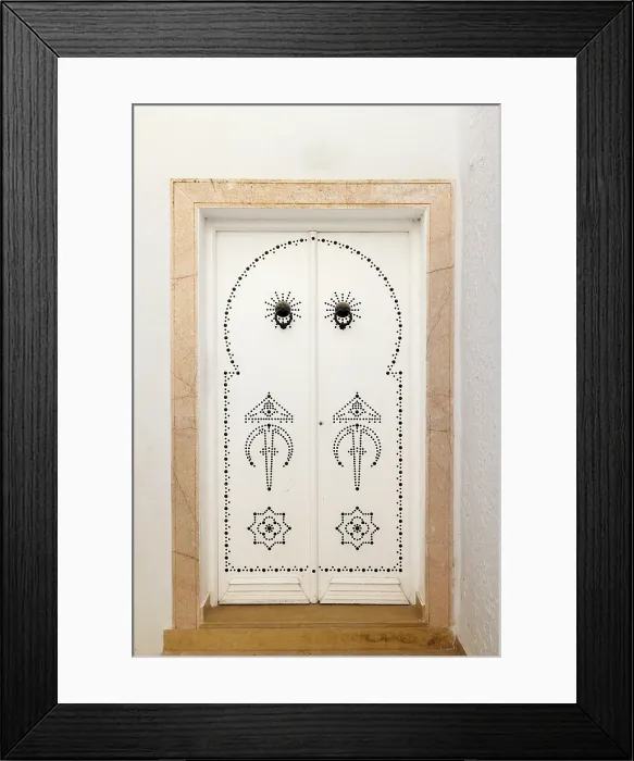Framed Print : Ornate door, Hammamet, Tunisia Framed Print : Ornate door, Hammamet, Tunisia
