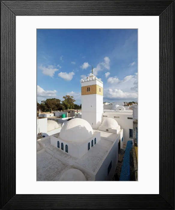 Framed Print : Great Mosque, Hammamet, Tunisia Framed Print : Great Mosque, Hammamet, Tunisia