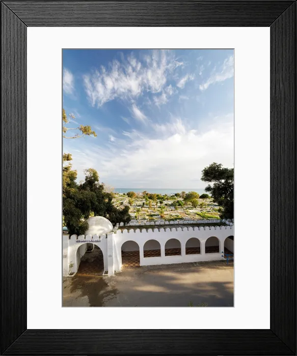 Framed Print : Ancient Muslim cemetery, Hammamet, Tunisia Framed Print : Ancient Muslim cemetery, Hammamet, Tunisia