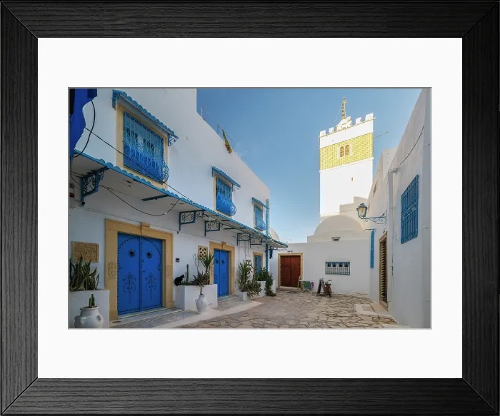 Framed Print : Great Mosque, Hammamet, Tunisia Framed Print : Great Mosque, Hammamet, Tunisia