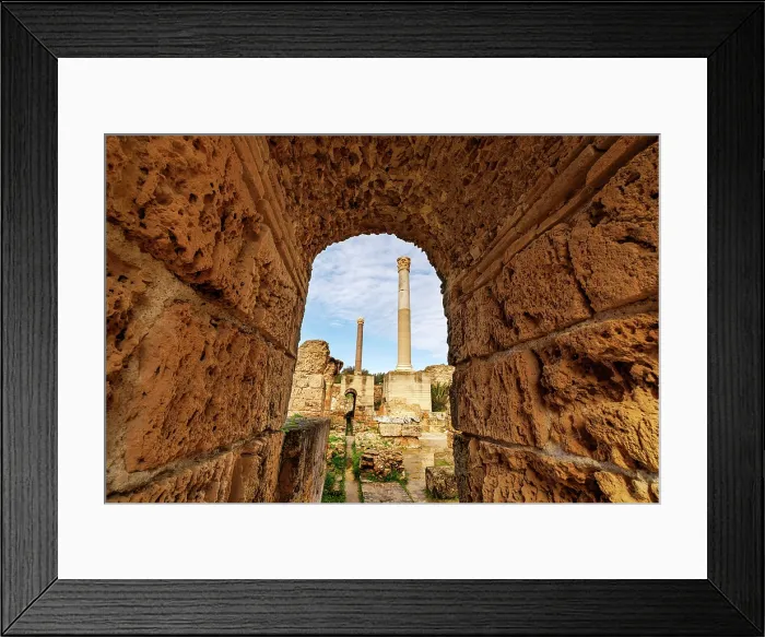 Framed Print : Antonina Baths, Carthage, Tunisia Framed Print : Antonina Baths, Carthage, Tunisia
