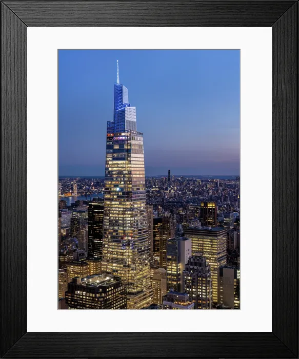 Framed Print : One Vanderbilt at dusk from Top of the Rock (Rockefeller Centre), Manhattan, New York City, New York, USA Framed Print : One Vanderbilt at dusk from Top of the Rock (Rockefeller Centre), Manhattan, New York City, New York, USA