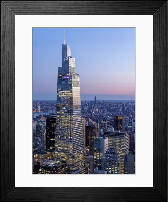 Framed Print : One Vanderbilt at dusk from Top of the Rock (Rockefeller Centre), Manhattan, New York City, New York, USA Framed Print : One Vanderbilt at dusk from Top of the Rock (Rockefeller Centre), Manhattan, New York City, New York, USA