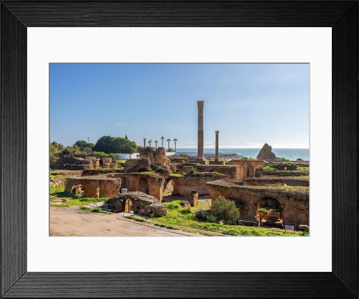 Framed Print : Antonina Baths, Carthage, Tunisia, Africa Framed Print : Antonina Baths, Carthage, Tunisia, Africa