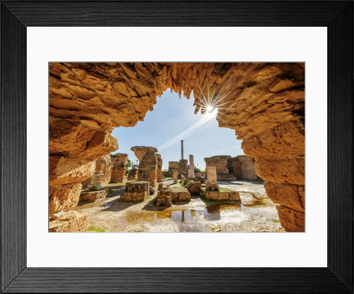 Framed Print : Antonina Baths, Carthage, Tunisia, Africa Framed Print : Antonina Baths, Carthage, Tunisia, Africa
