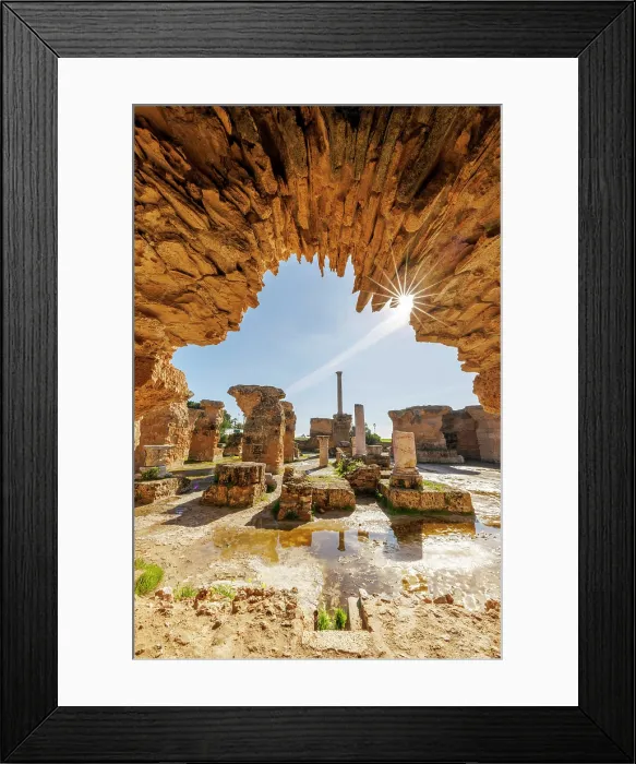 Framed Print : Antonina Baths, Carthage, Tunisia, Africa Framed Print : Antonina Baths, Carthage, Tunisia, Africa