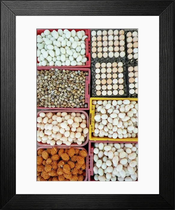Framed Print : Eggs on display in market, Hue, Thua Thien Hue, Vietnam Framed Print : Eggs on display in market, Hue, Thua Thien Hue, Vietnam