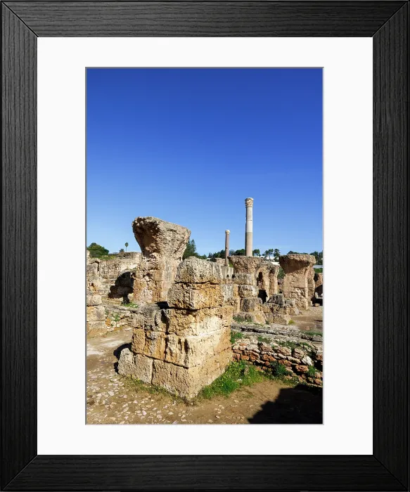 Framed Print : Antonina Baths, Carthage, Tunisia, Africa Framed Print : Antonina Baths, Carthage, Tunisia, Africa