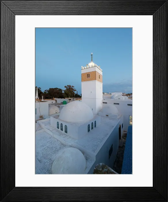 Framed Print : Great Mosque, Hammamet, Tunisia Framed Print : Great Mosque, Hammamet, Tunisia