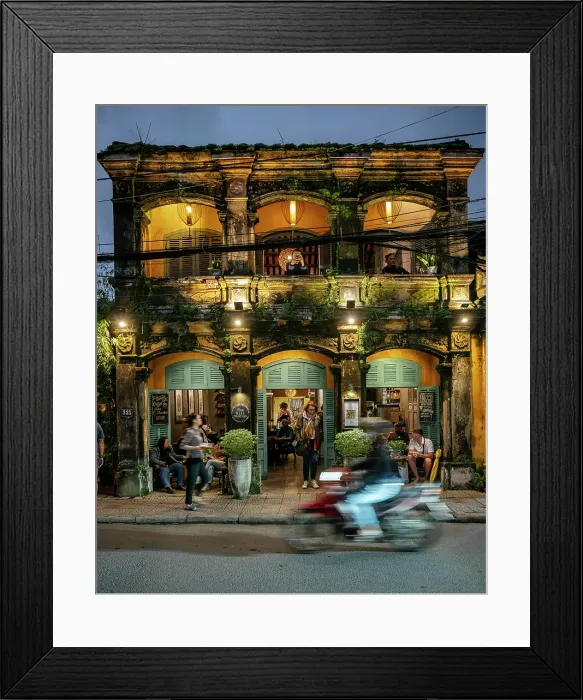 Framed Print : Street scene at night, Hoi An, Quang Nam Province, Vietnam Framed Print : Street scene at night, Hoi An, Quang Nam Province, Vietnam