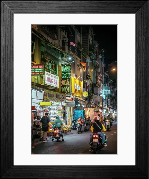Framed Print : Saigon, Ho Chi Minh City, Vietnam