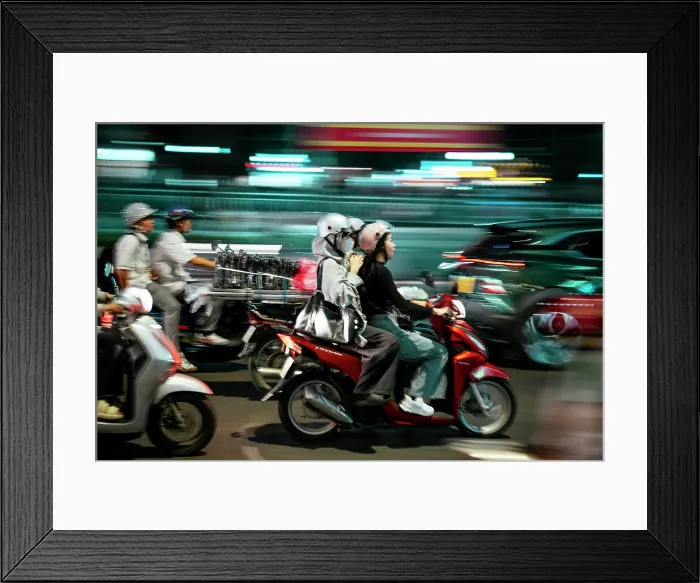 Framed Print : Saigon, Ho Chi Minh City, Vietnam