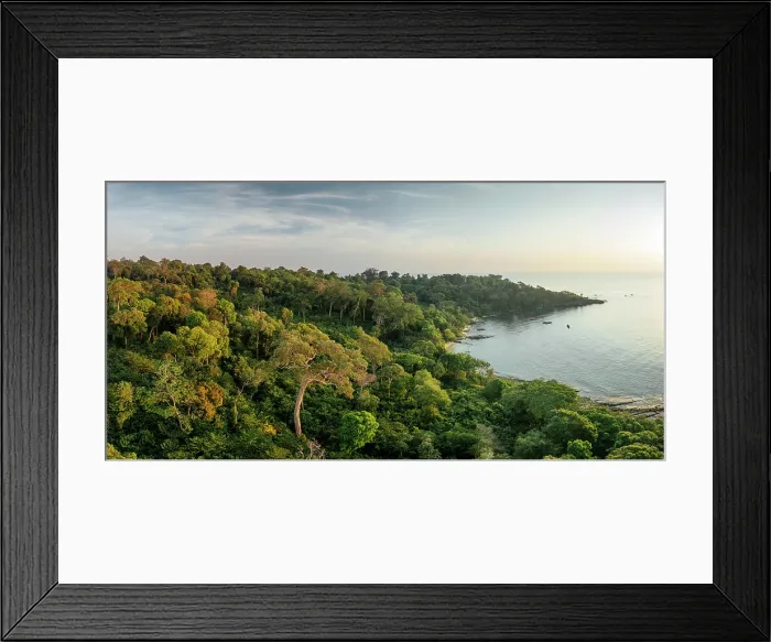 Framed Print : Aerial view of Ganh Dau, Phu Quoc Island, Vietnam Framed Print : Aerial view of Ganh Dau, Phu Quoc Island, Vietnam