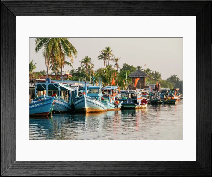 Framed Print : Fishing Boats, Le Bat, Phu Quoc Island, Vietnam Framed Print : Fishing Boats, Le Bat, Phu Quoc Island, Vietnam