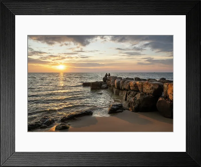 Framed Print : Ong Lang Beach at sunset, Phu Quoc Island, Vietnam Framed Print : Ong Lang Beach at sunset, Phu Quoc Island, Vietnam
