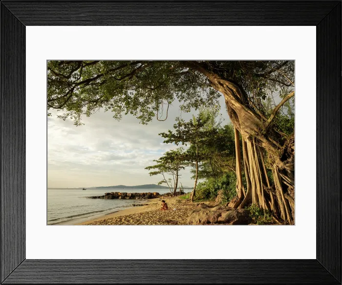 Framed Print : Ong Lang Beach at sunset, Phu Quoc Island, Vietnam Framed Print : Ong Lang Beach at sunset, Phu Quoc Island, Vietnam