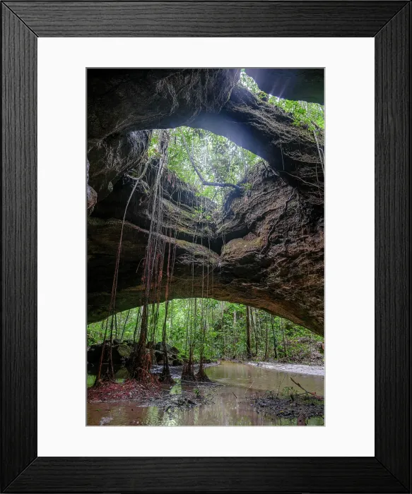 Framed Print : Americas, South America, Brazil, Amazonas, Brazilian Amazon, Presidente Figueiredo, Amazonas Waterfalls Geopark (Geoparque Cachoeiras do Amazonas)
