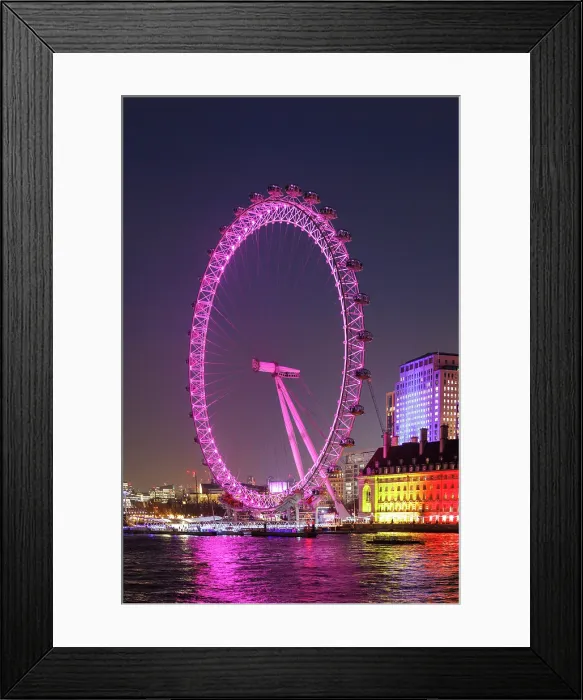 Framed Print : The London Eye, London, England, UK