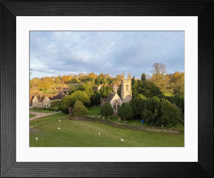 Framed Print : St Nicholas's Church, Chawton, Alton, Hampshire, England Framed Print : St Nicholas's Church, Chawton, Alton, Hampshire, England