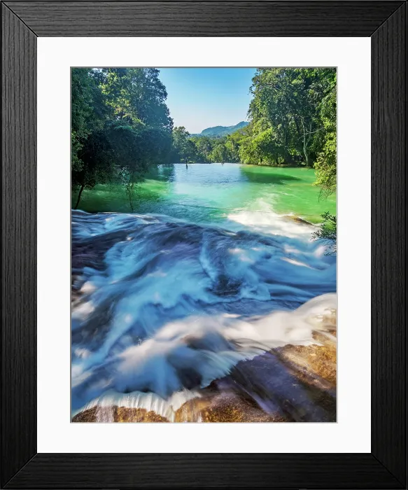 Framed Print : Roberto Barrios Waterfalls, Chiapas State, Mexico Framed Print : Roberto Barrios Waterfalls, Chiapas State, Mexico