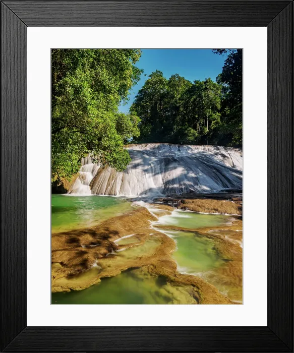 Framed Print : Roberto Barrios Waterfalls, Chiapas State, Mexico Framed Print : Roberto Barrios Waterfalls, Chiapas State, Mexico