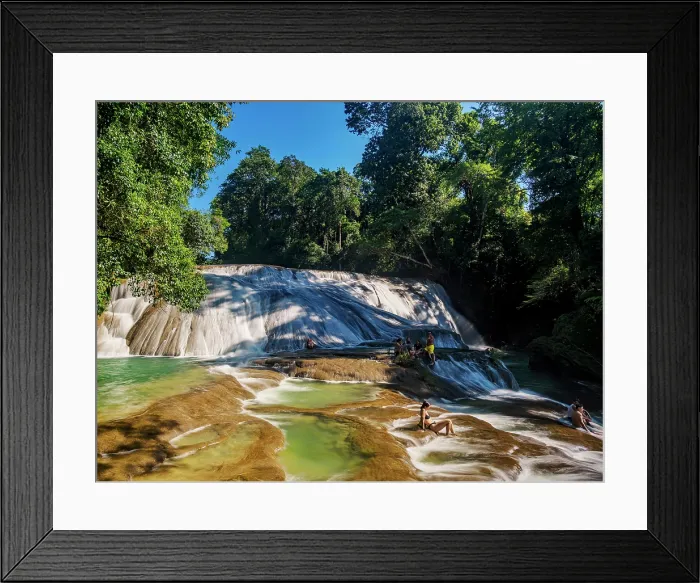 Framed Print : Roberto Barrios Waterfalls, Chiapas State, Mexico Framed Print : Roberto Barrios Waterfalls, Chiapas State, Mexico
