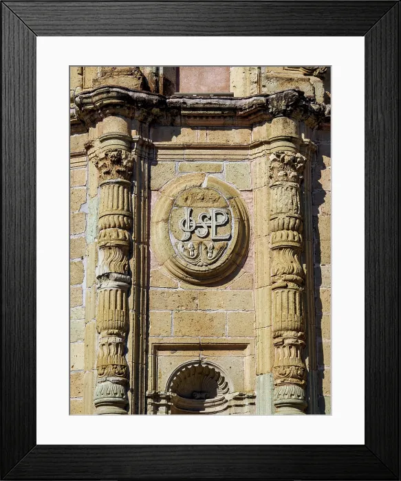 Framed Print : Compania de Jesus Church, detailed view, Oaxaca de Juarez, Oaxaca State, Mexico Framed Print : Compania de Jesus Church, detailed view, Oaxaca de Juarez, Oaxaca State, Mexico