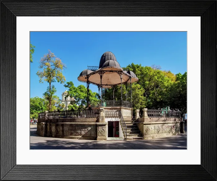 Framed Print : Bandstand at Zocalo or Constitution Square, Oaxaca de Juarez, Oaxaca State, Mexico Framed Print : Bandstand at Zocalo or Constitution Square, Oaxaca de Juarez, Oaxaca State, Mexico